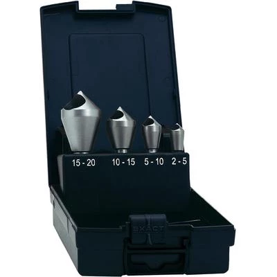 Upuštač za poprečne rupe-Set 4teilig 10 mm, 14 mm, 21 mm, 28 mm HSS Exact 05410 slika