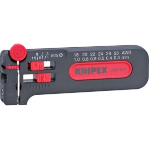 Knipex mini kliješta za skidanje izolacije 0,3 - 1,0 mm · AWG 28 - 18 12 80 100 slika