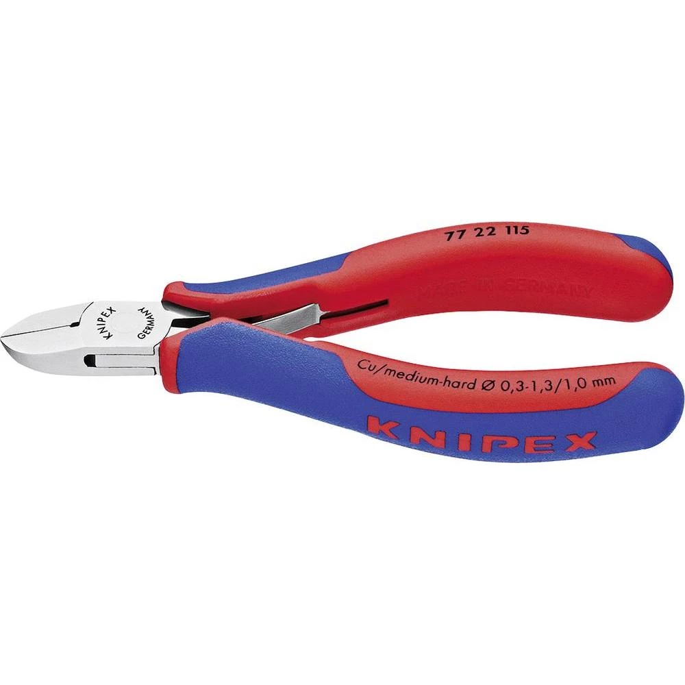 Knipex bočni rezač 77 22 130 izvedba okrugla glava, s malom fasetom sposobnost r slika