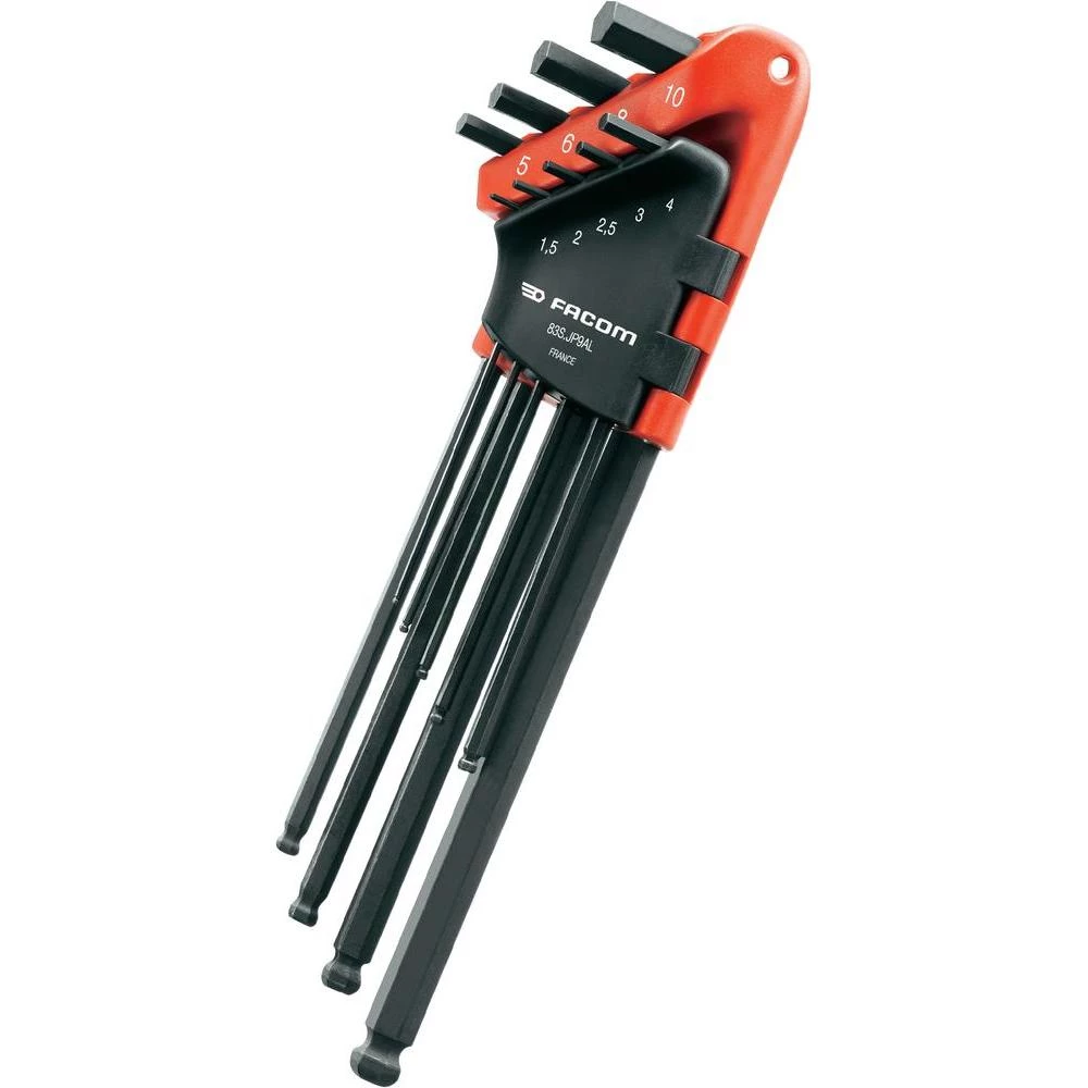 Facom komplet imbus ključeva s kuglom 9-dijelni. metrički unutarnji šestokut/kug slika