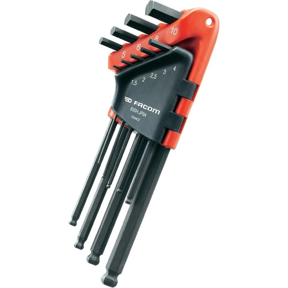 Facom komplet imbus ključeva s kuglom 9-dijelni. metrički unutarnji šestokut/kug slika