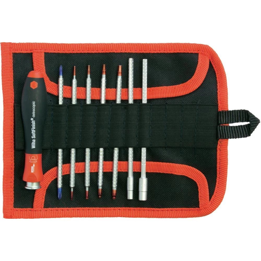 SYSTEM 4 kombinirani nastavci odvijača 8-dijelni komplet 38177 križni prorez PH/unutarnji šesterokut/vanjskišesterokut/šesteroku slika