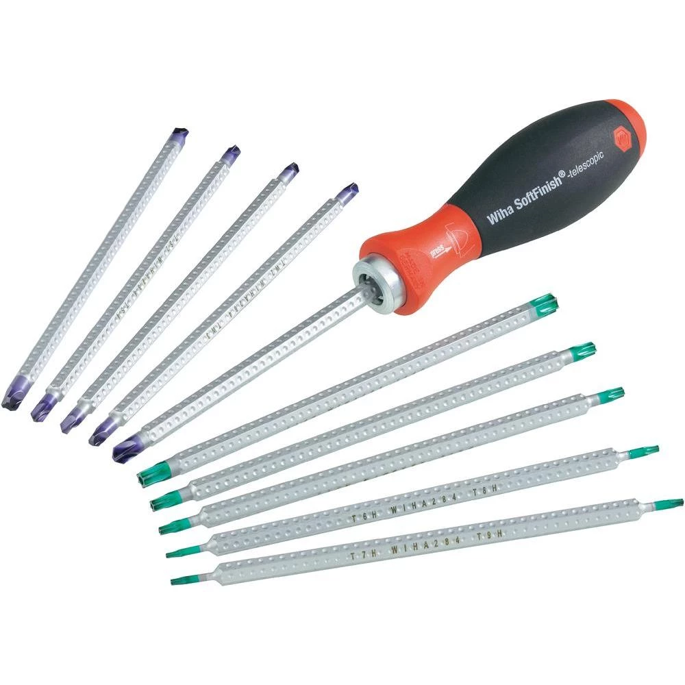 Wiha komplet sigurnosnih oštrica odvijača Wiha SYSTEM 6 11-dijelni 29227 pogon TORXR/TriWi slika