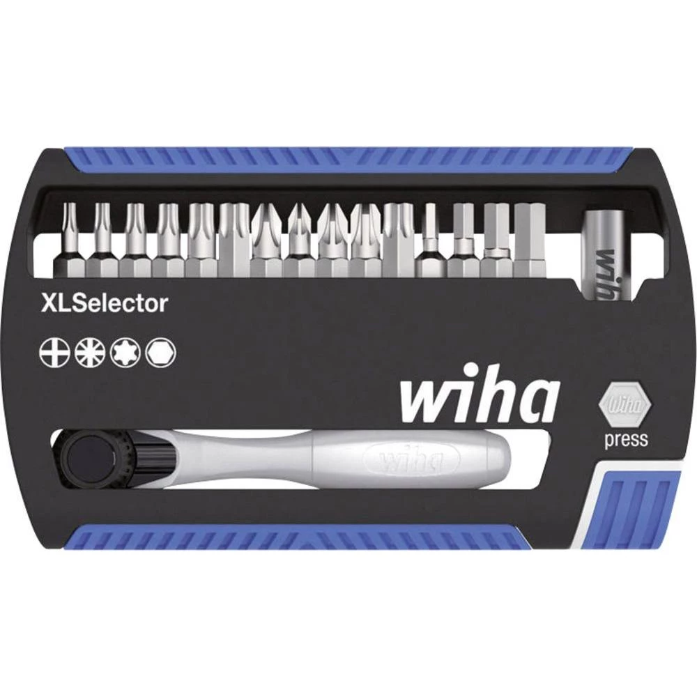 Wiha XLSelector Torsion komplet sa zapinjačom, 17-dijelni veličina 1/4'' (6.3 mm slika