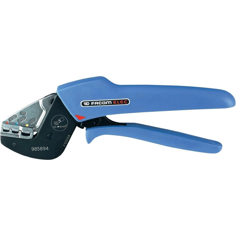 Facom 985894 kliješta za krimpanje izoliranih kabelskih konektora 0, 4 - 6 mm slika
