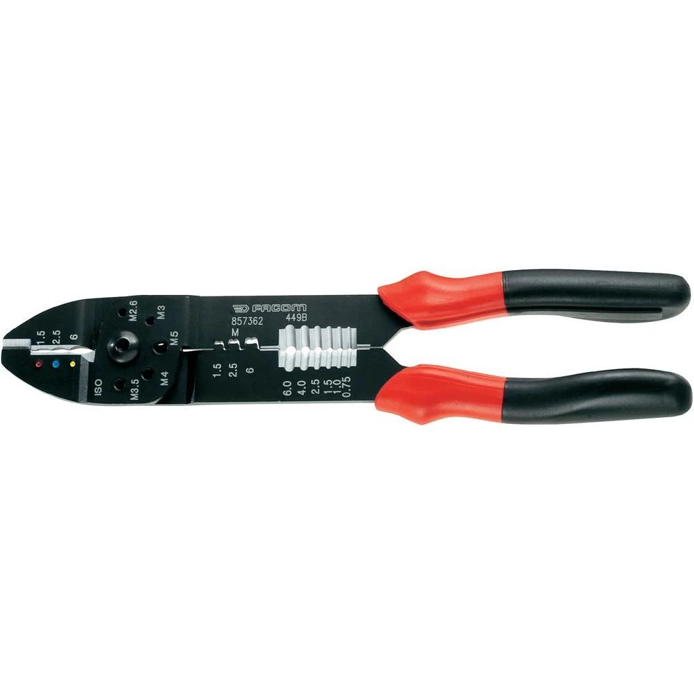 Facom 449B kliješta za krimpanje i skidanje izolacije 1, 5 - 2, 5 - 6 mm slika