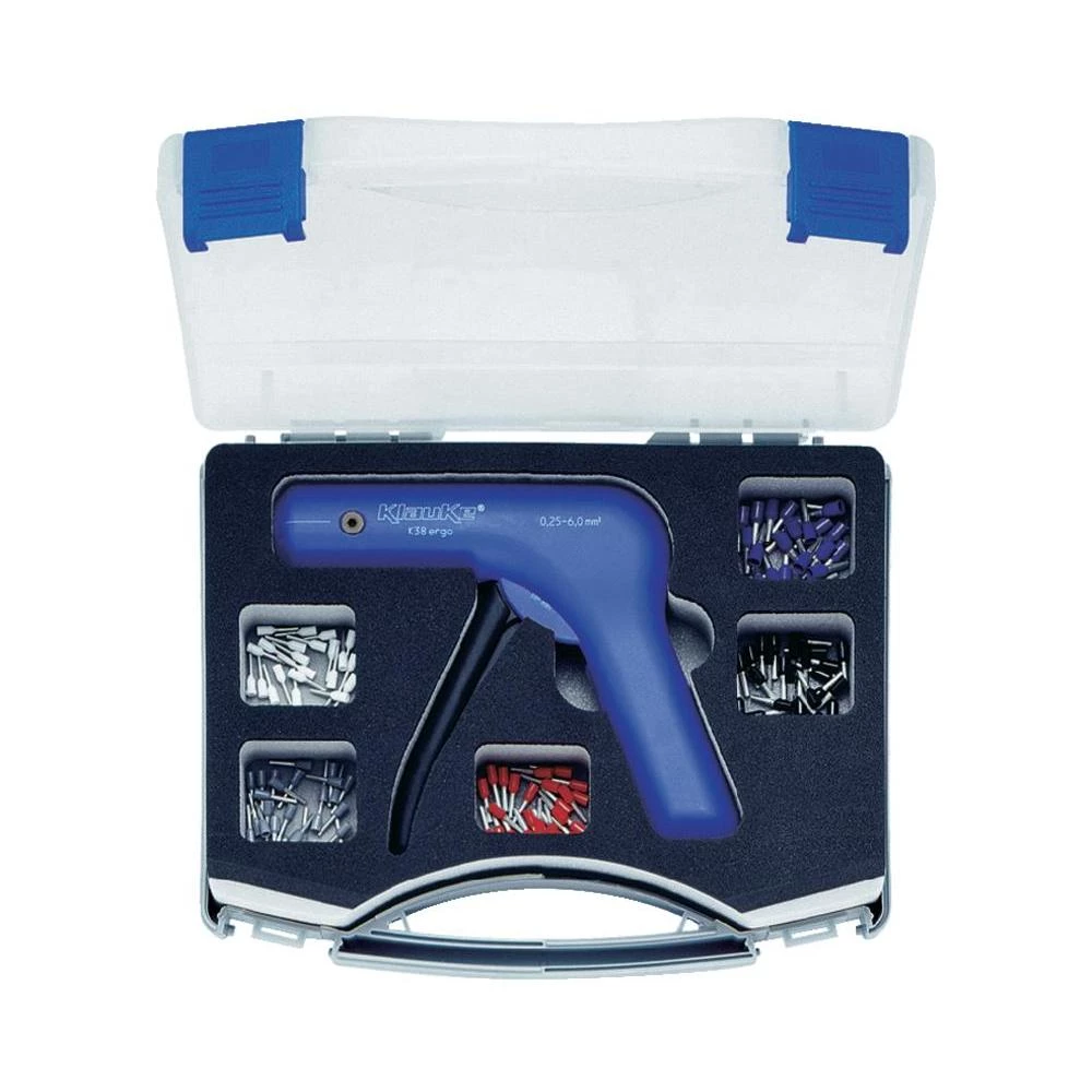 Klauke K38ERGOSET alat za stiskanje kablovskih završetaka i dvostrukog kablovski slika