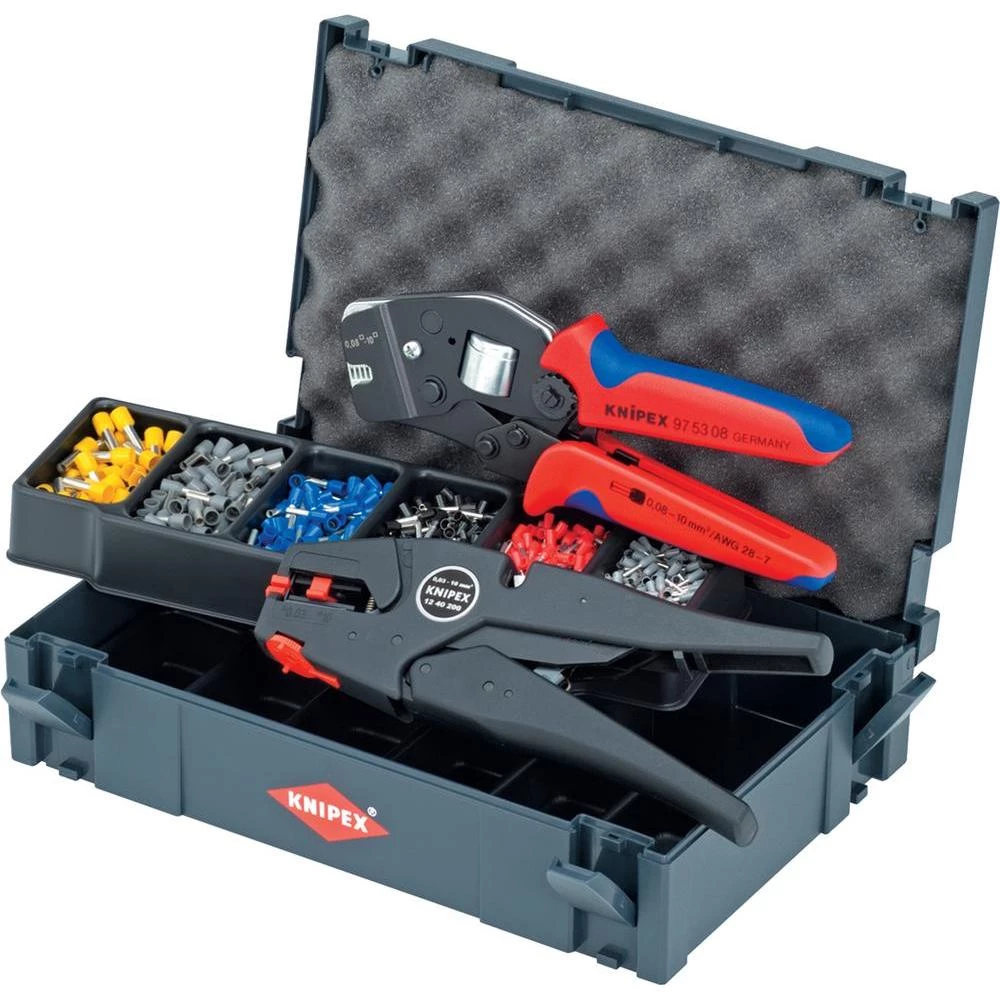Knipex 97 90 12 asortiman za krimpanje kablovskih završetaka 0, 08 - 10, 0 mm slika