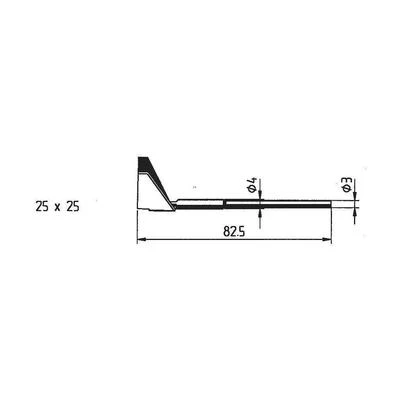 Vrh za odlemljivanje QD2 Ersa veličina vrha 25 mm sadržaj 2 kom. slika