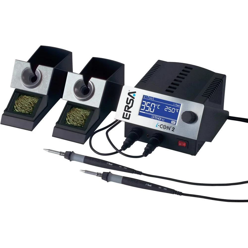 Stanica za lemljenje digitalna 120 W Ersa i-CON 2 - 2 x i-Tool +150 do +450 °C slika