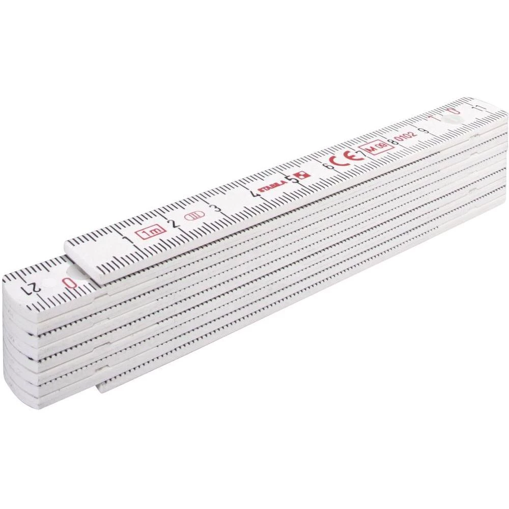 Stolarski metar Stabila 1 m plastika 1004 slika