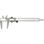 Pomično mjerilo, metričko/ colno, poniklano, 125 mm C.K. T3451