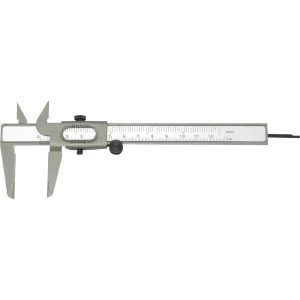 Pomično mjerilo, metričko/ colno, poniklano, 125 mm C.K. T3451 slika