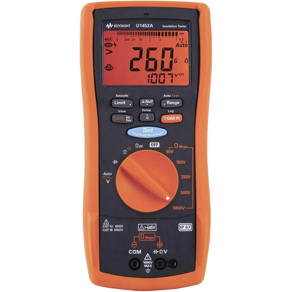 Mjerač izolacije U1452A Keysight Technologies, 50 V / 100 V / 250 V / 500 V / 10 slika
