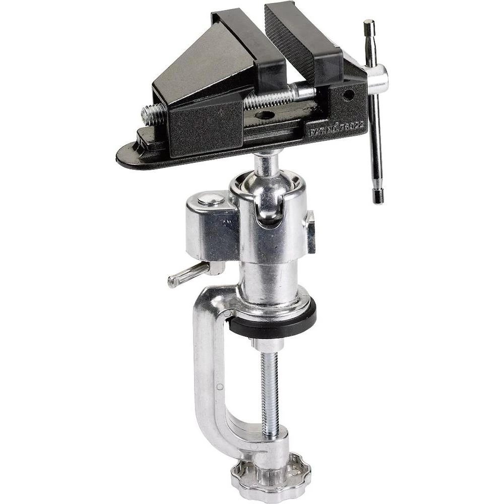 Vijčani škripac s kugličnim zglobom širina čeljusti:75 mm raspon prihvata (čelju slika