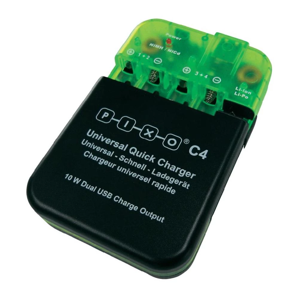 Punjač za kamere Digicharger C4 Pixo, za NiCd, NiMH, LiIon, LiPo slika