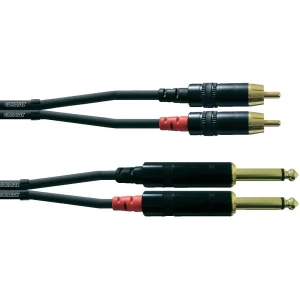 CORDIAL 1,5M REAN utikač 6,3MM činč CFU1,5PC slika