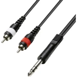 Adapterski kabel 6,3mm stereo/2X RCA-muški 5 m Paccs