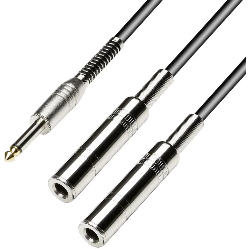 2x Klinken priključak/1x Klinken stereo utič 60 cm Paccs slika