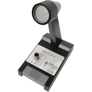 Stolni mikrofon MB+4 Zetagi 5840, za 4-polne mikrofonske utikače, CB radijski pr slika