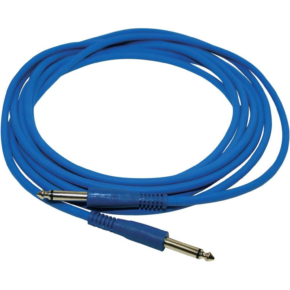 Paccs kabel za instrumente 4 m plavi utikač 6,3 mm/utikač 6,3 mm IC52BL040SD slika