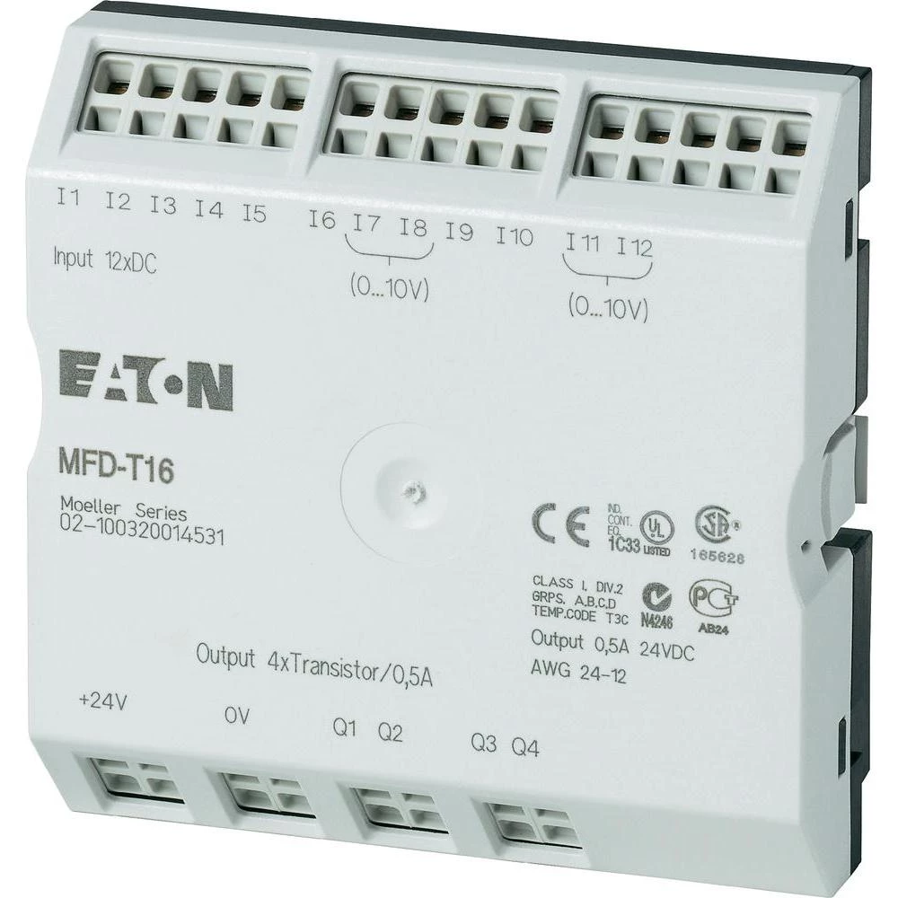 Eaton-EA Modul, ulaz/izlaz, (IP20) MFD-T16, 24V/DC, izlaz (Ohm) 4 slika
