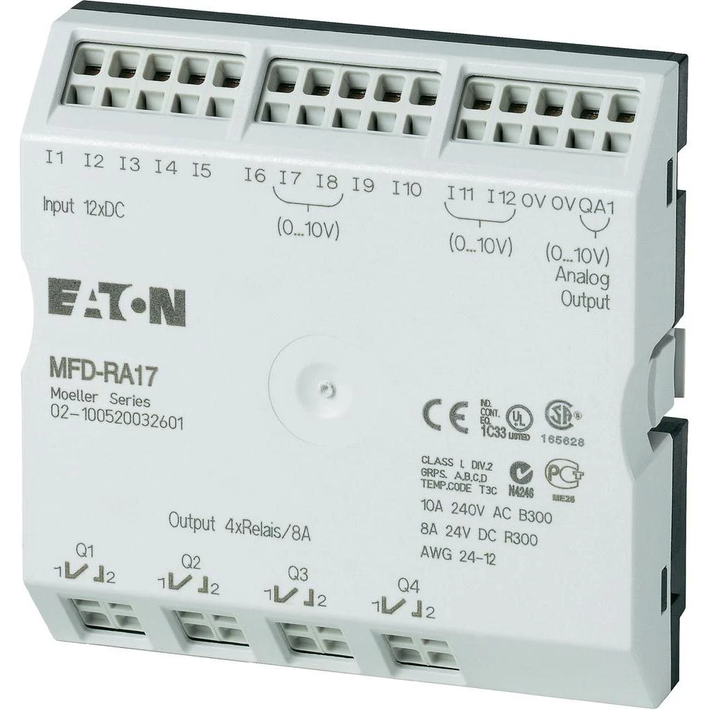 Eaton-EA Modul, ulaz/izhlaz, (IP20) MFD-RA17 24V/DC, 4-izlazni relej slika