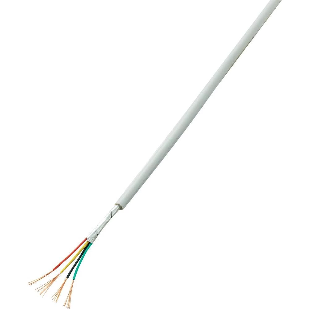 Conrad-Krmilni kabel alarma CCA LiYY, zapakiran, 8x0.22mmË>, bijel, 50m SH1998C2 slika