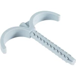 Utična obujmica 743131, promjer snopa: 15-30mm, svijetlo siva, 1 komad