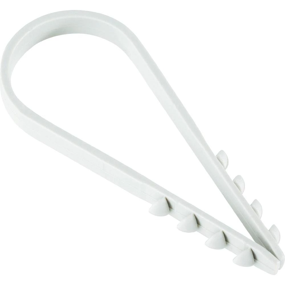 Utična sponka 743021, promjer snopa: 8-28mm, svijetlo siva, 1 komad slika