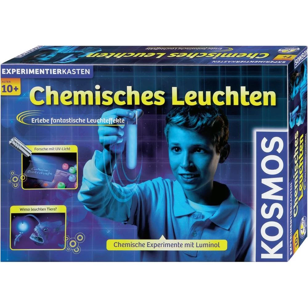Eksperimentalna kutija Kosmos Kemijsko osvjetljavanje 644895 od 10 godina slika