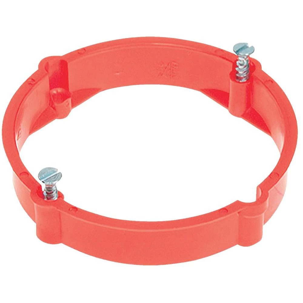 Obruč za izravnavanje žbuke za odcepne kutije, 60/24 mm, crvene boje, pribor za slika