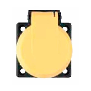 Ugradbena utičnica žuta žuta 230 V/AC opterećenje (maks.) 16 A ABL Sursum 156103 slika