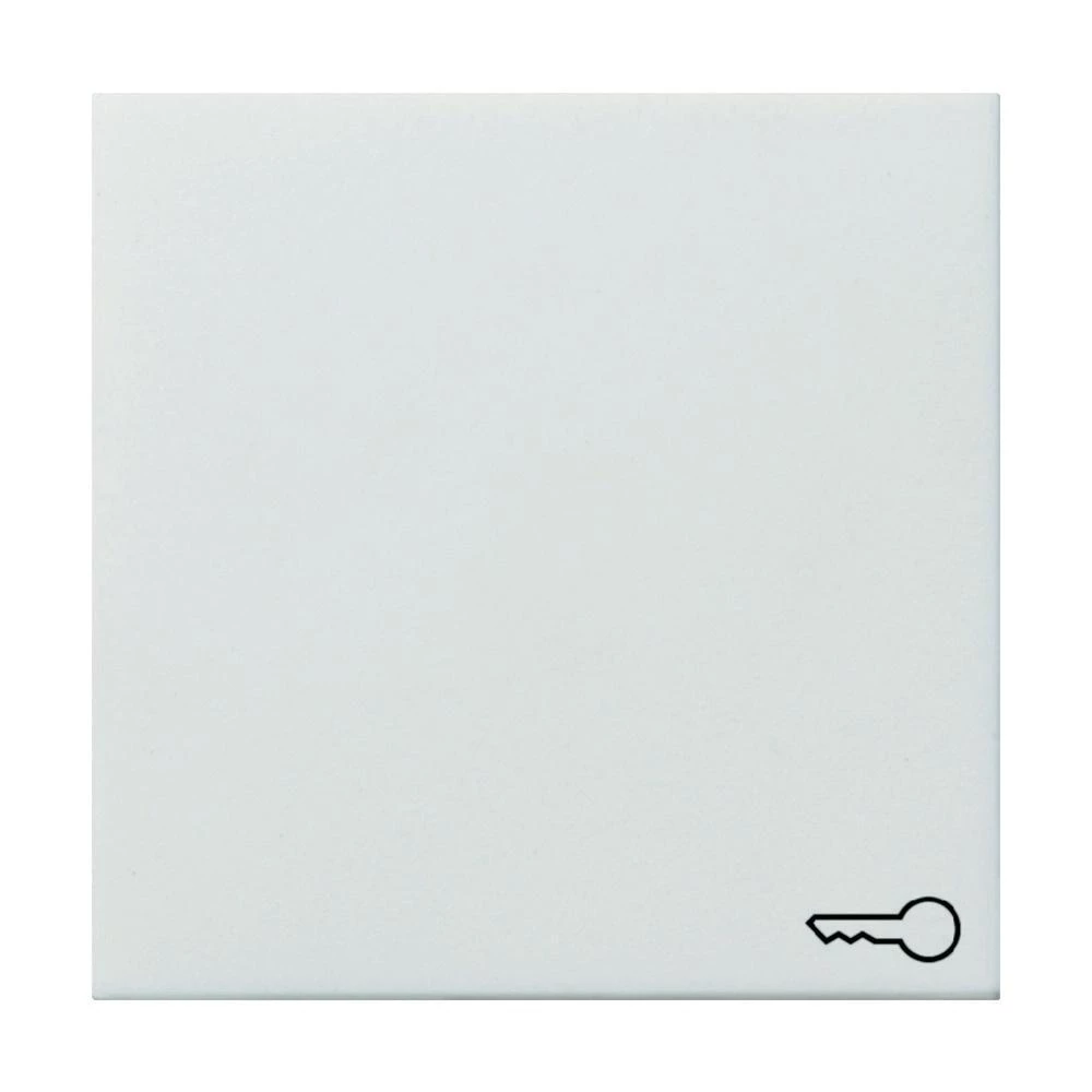 GIRA poklopac sa simbolom ''ključ'' plosnati prekidač bijela 0287112 slika