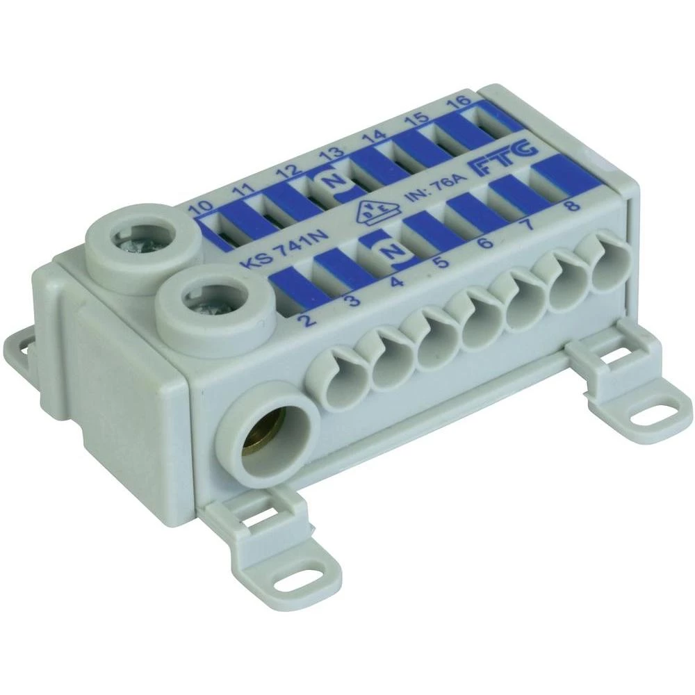 Spojna stezaljka 1-polna 75 A FTG Friedrich Göhringer KS741N slika