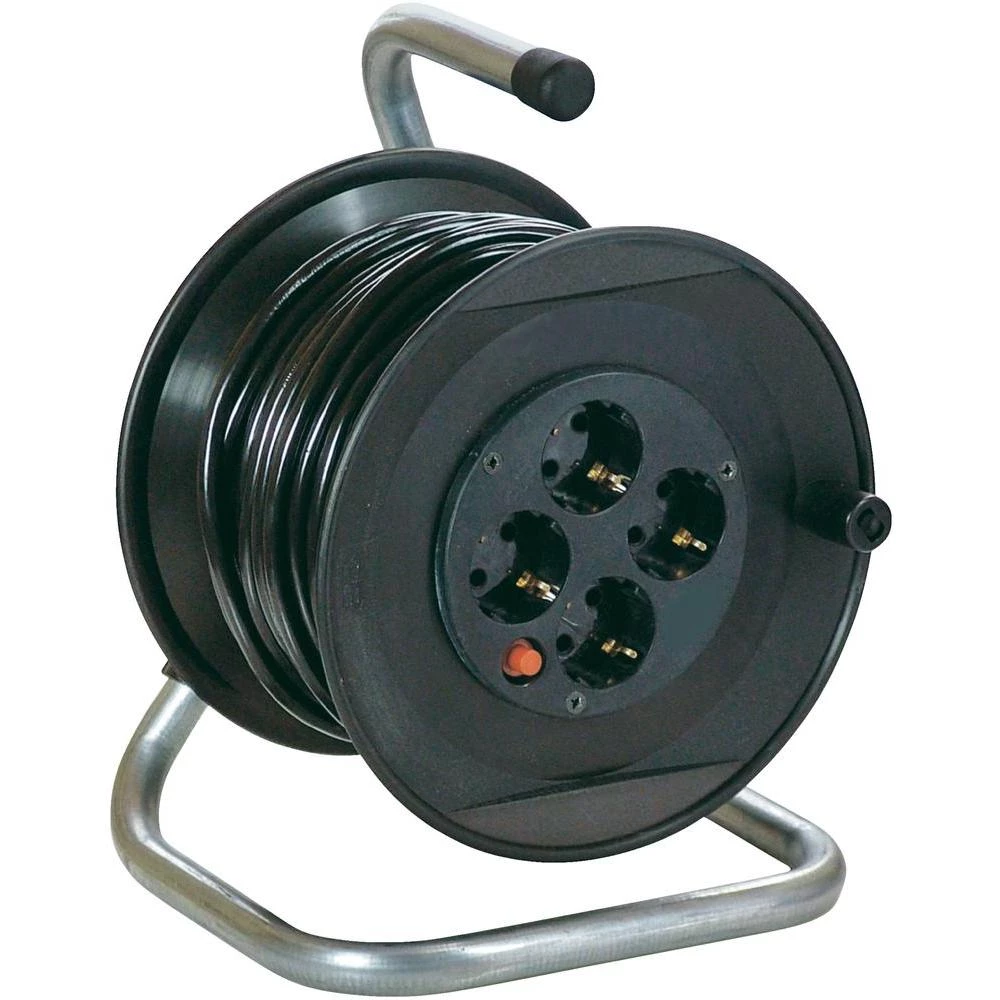 Kabelski bubanj AS Schwabe 11103, 20 m, ulaz: sigurnosni utič, H05VV-F 3G1, 5 mm slika