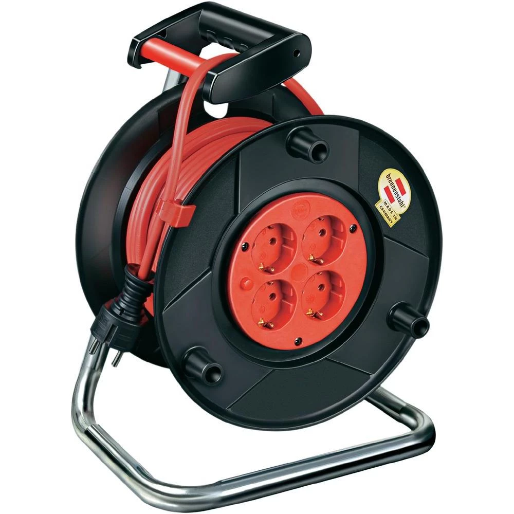 Kabelski bubanj Brennenstuhl 20 m, crvena, šuko utikač 1218450794 slika