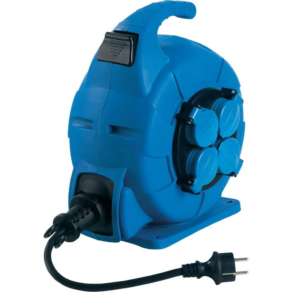 Kabelski bubanj s opružnom zaštitom AS Schwabe 12641, 10 m, sigurnosni utič, H07 slika