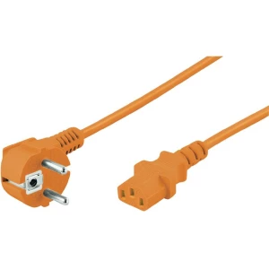 Priključni kabel za rashladne uređaje [ šuko utikač - IEC utikač C13] narančasta slika