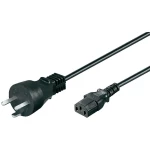 Priključni kabel za rashladne uređaje [ danski utikač tip K - utikač C13] crna 2