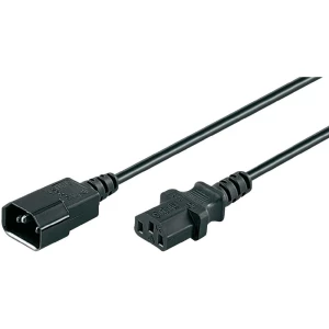 Produžni kabel za rashladne uređaje [ utikač C14 - utikač C13] crna 3.5 m Goobay slika