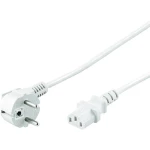 Priključni kabel za rashladne uređaje [ šuko utikač - IEC utikač C13] bijela 2.5