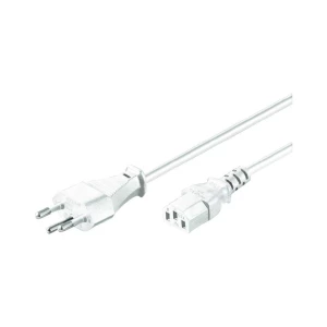 Priključni kabel za rashladne uređaje [ švicarski utikač - IEC utikač C13] bijel slika