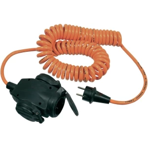 Strujni produžni kabel [ gumeni šuko utikač - šuko utičnica, viseća utičnica] na slika
