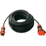 Strujni produžni kabel AS Schwabe [ šuko utikač - šuko utičnica] crna, 10 m 6225