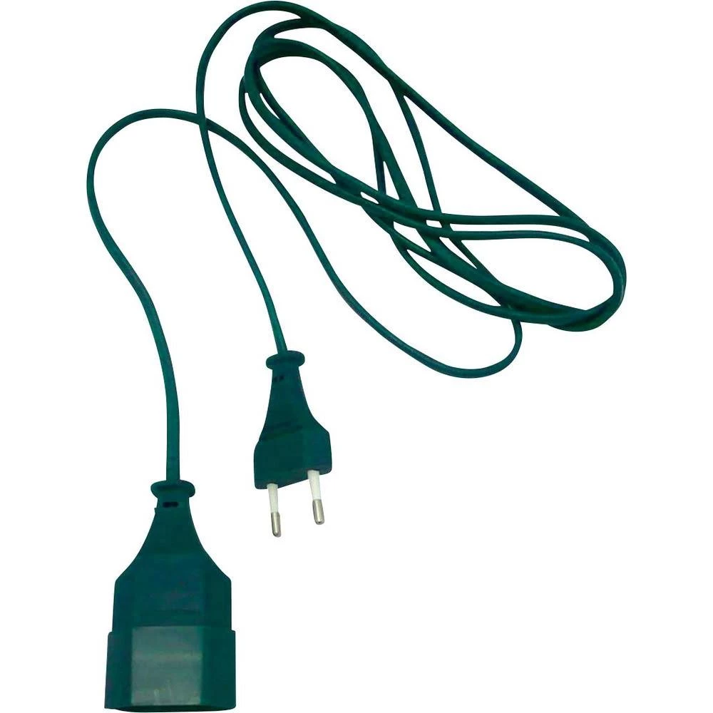 Strujni produžni kabel GAO [ europski utikač - europska utičnica], zelena, 3 m slika