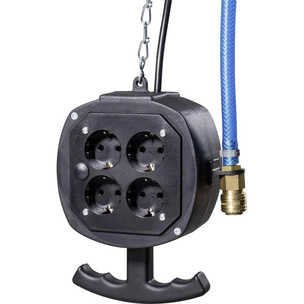 Viseći razdjelnik utičnica ES1PA crna, crvena IP20 AS Schwabe 60972 slika