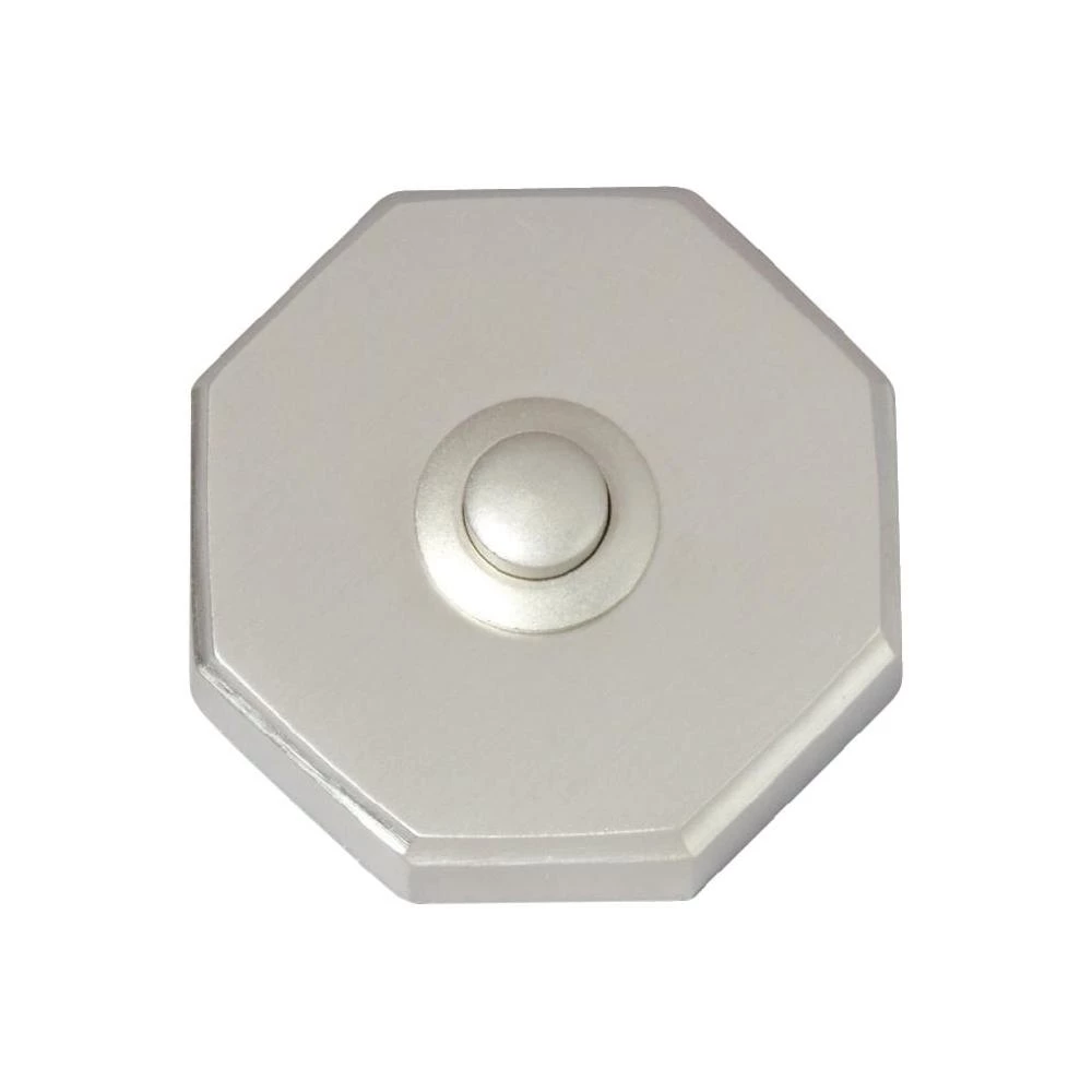 Tipka za zvono jednostruka Heidemann 70081 poniklano 24 V/1 A slika