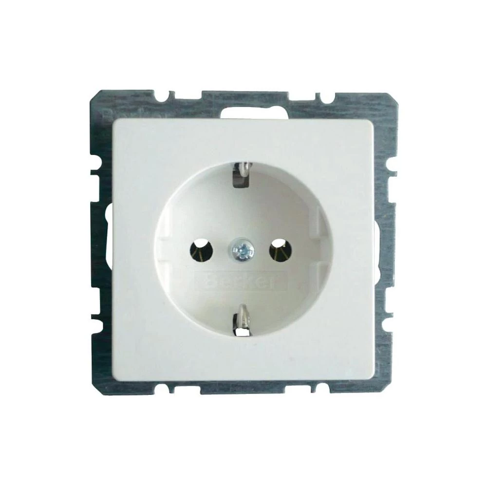 Berker ugradbena šuko utičnica Q.3, Q.1 polarno bijela 41436089 slika