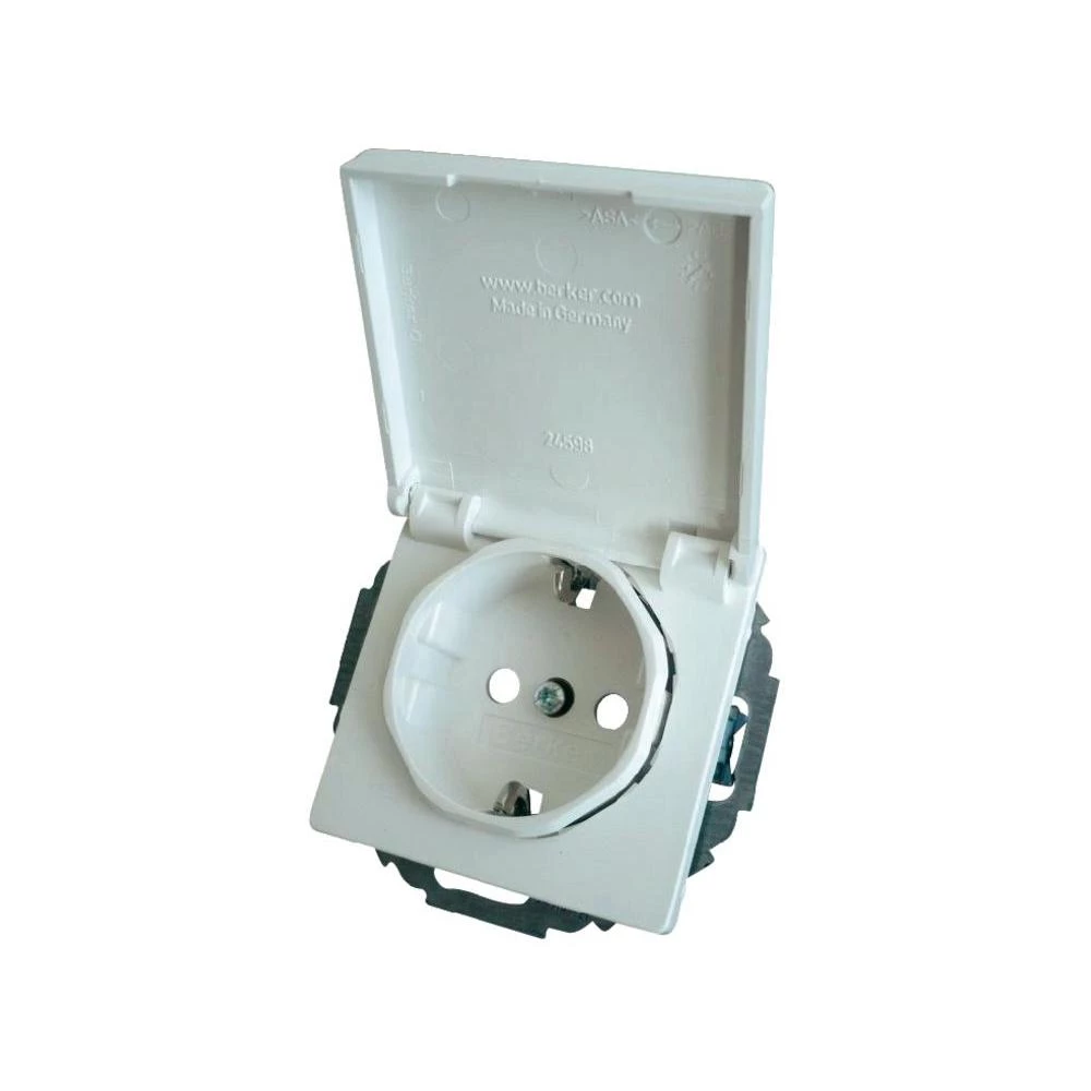 Berker ugradbena šuko utičnica Q.3, Q.1 polarno bijela 47446089 slika